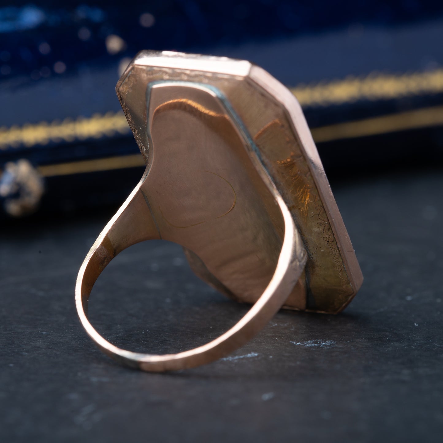 Georgian Memorial Ring "Souvenir d'es Indie"