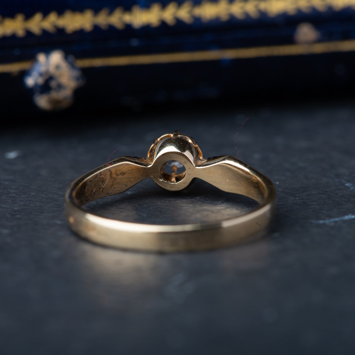 Vintage Rosecut Diamond Solitaire Ring
