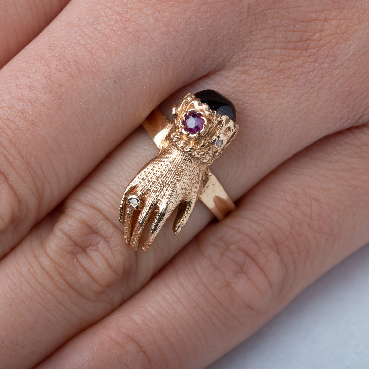 Victorian Inspired Fede Hand Ring