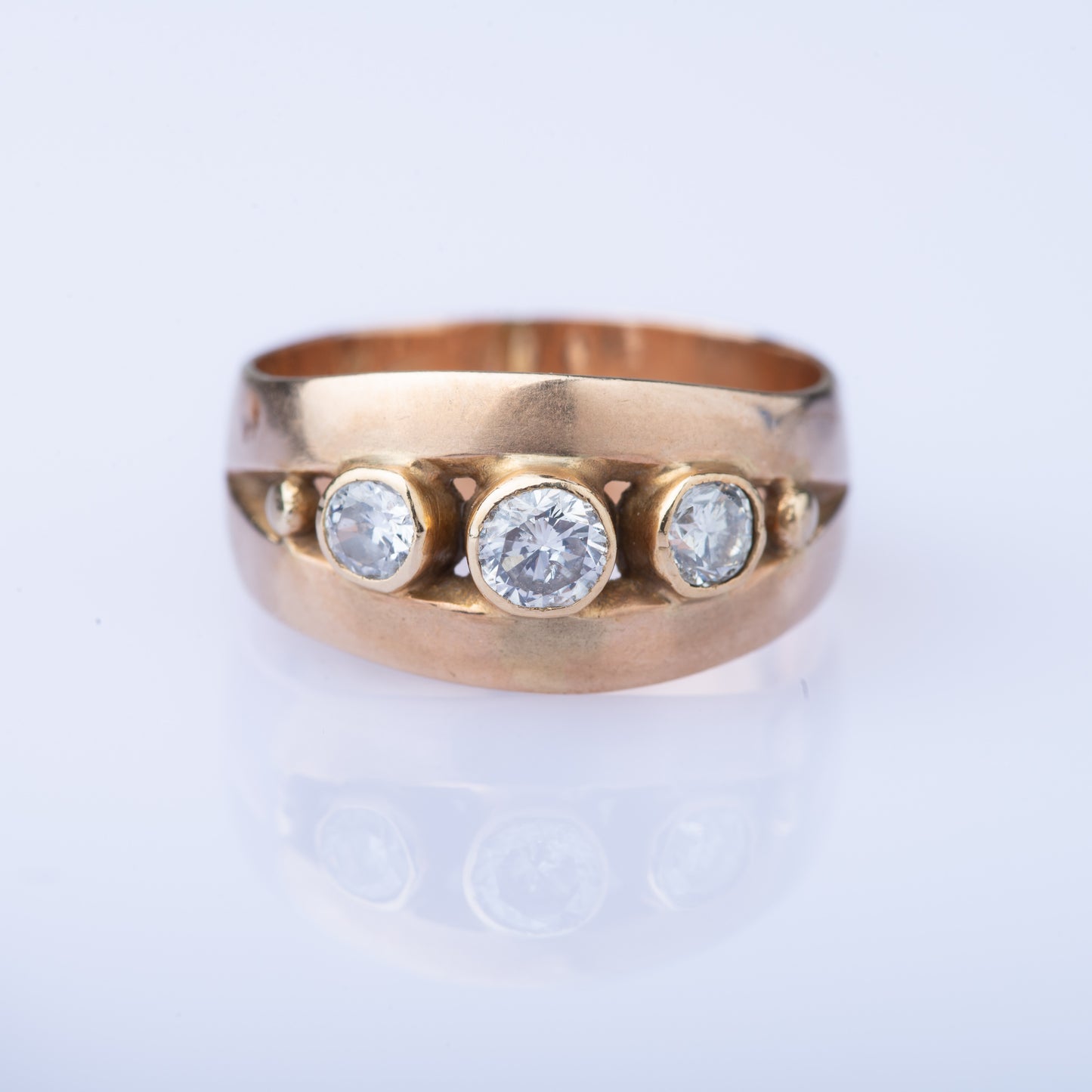 Edwardian Diamond Trilogy Ring