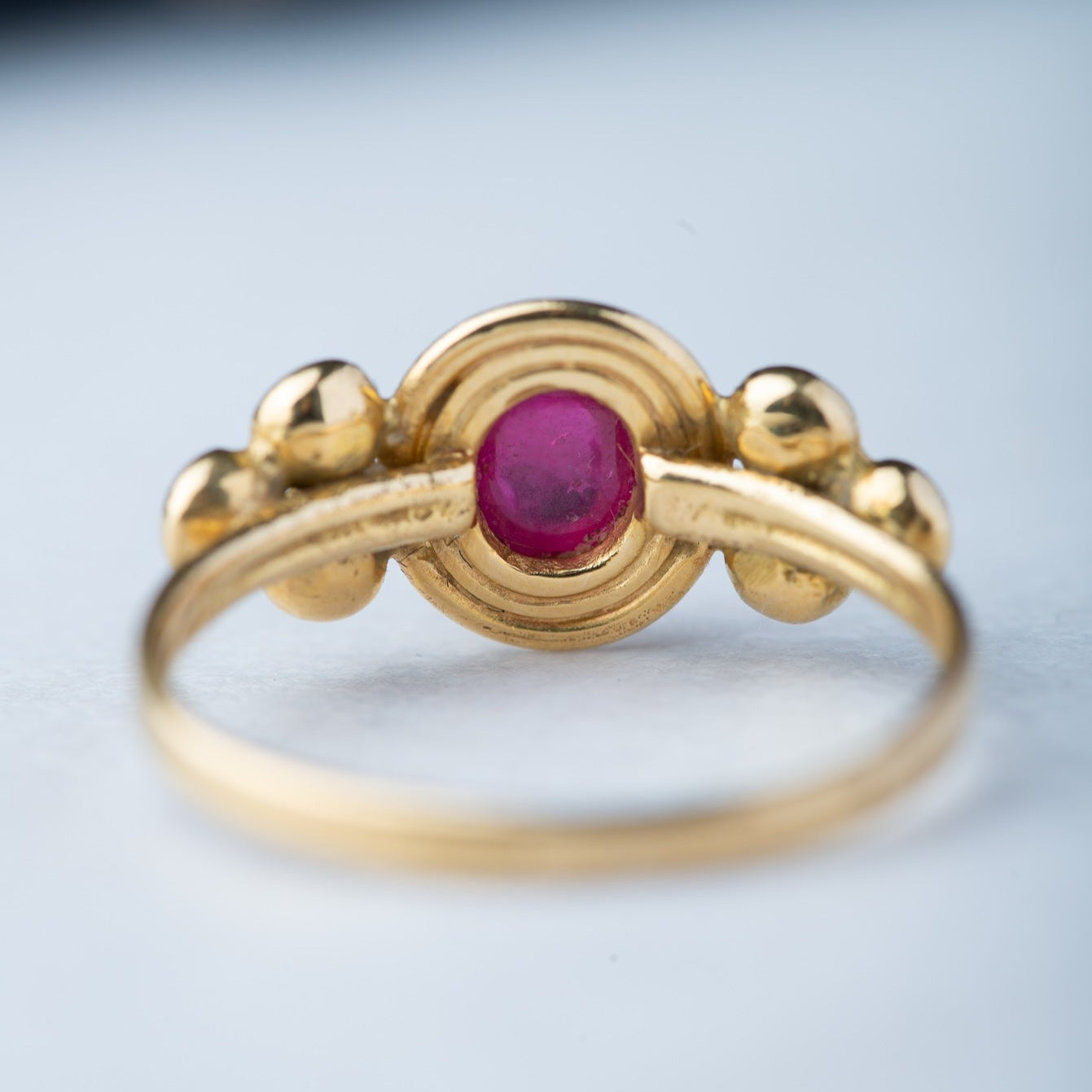 Vintage ruby diamond ring