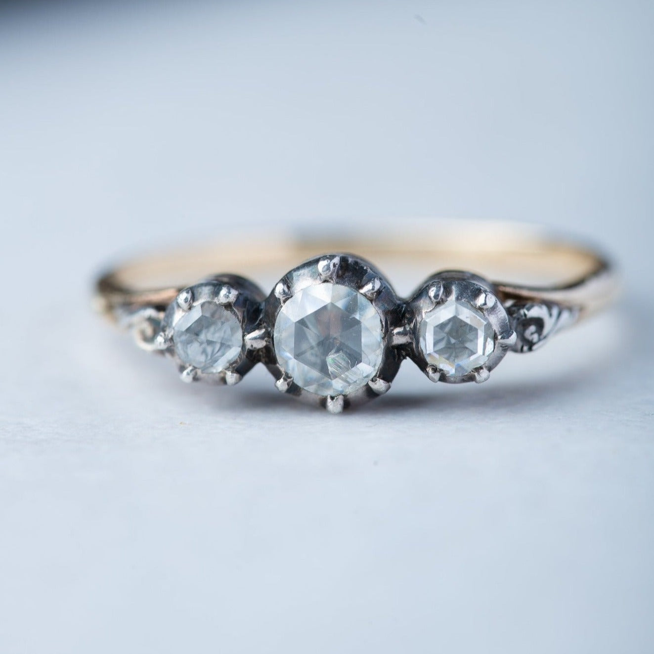 Rosecut Diamond Trilogy Ring
