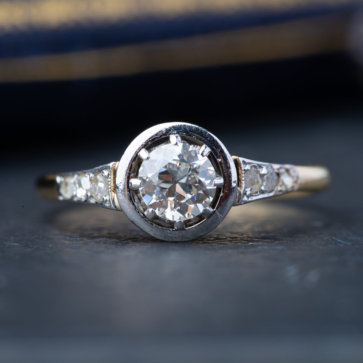 Stunning Art Deco 0.50ct Diamond Solitaire Ring