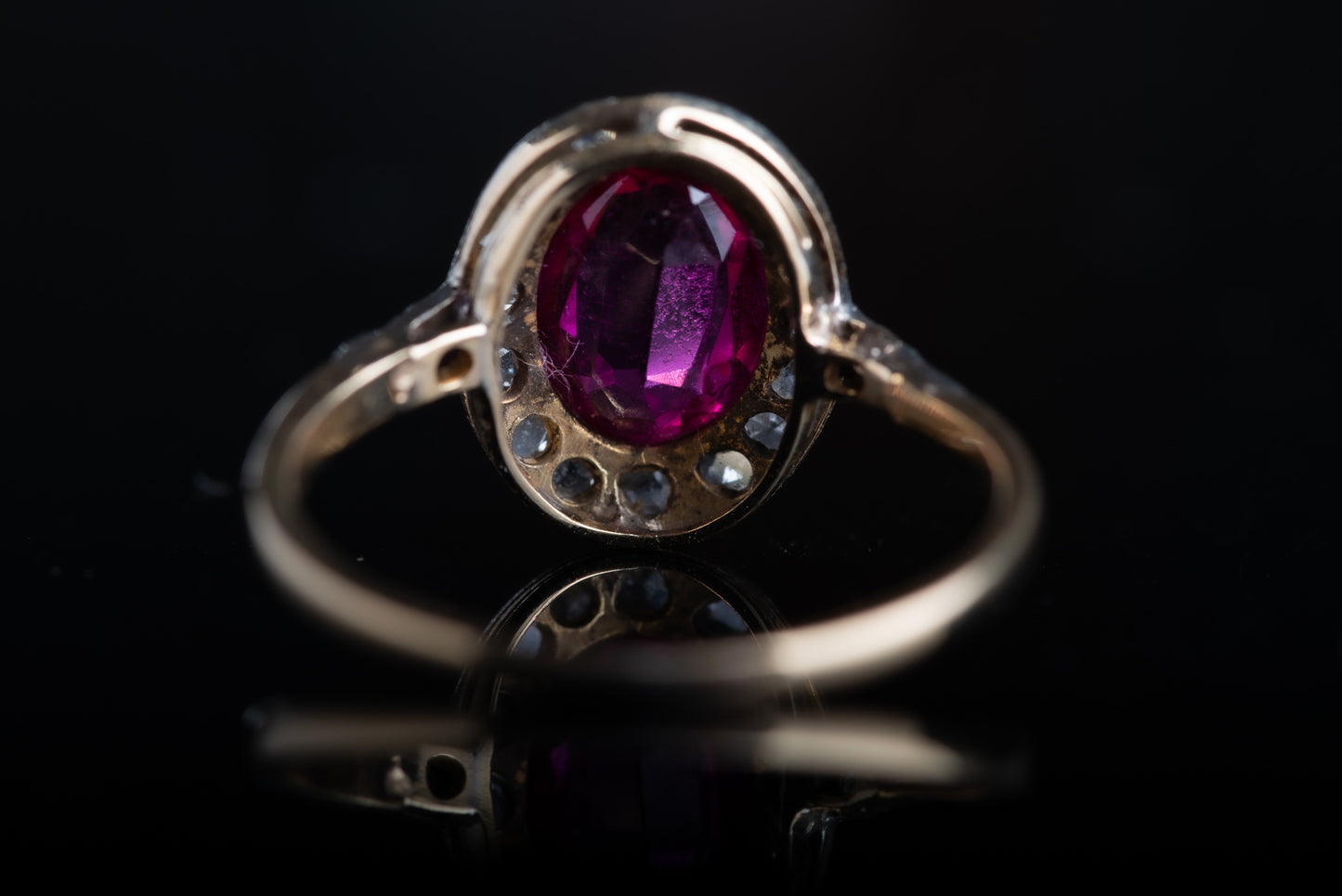 Art Deco Diamond Ruby Ring