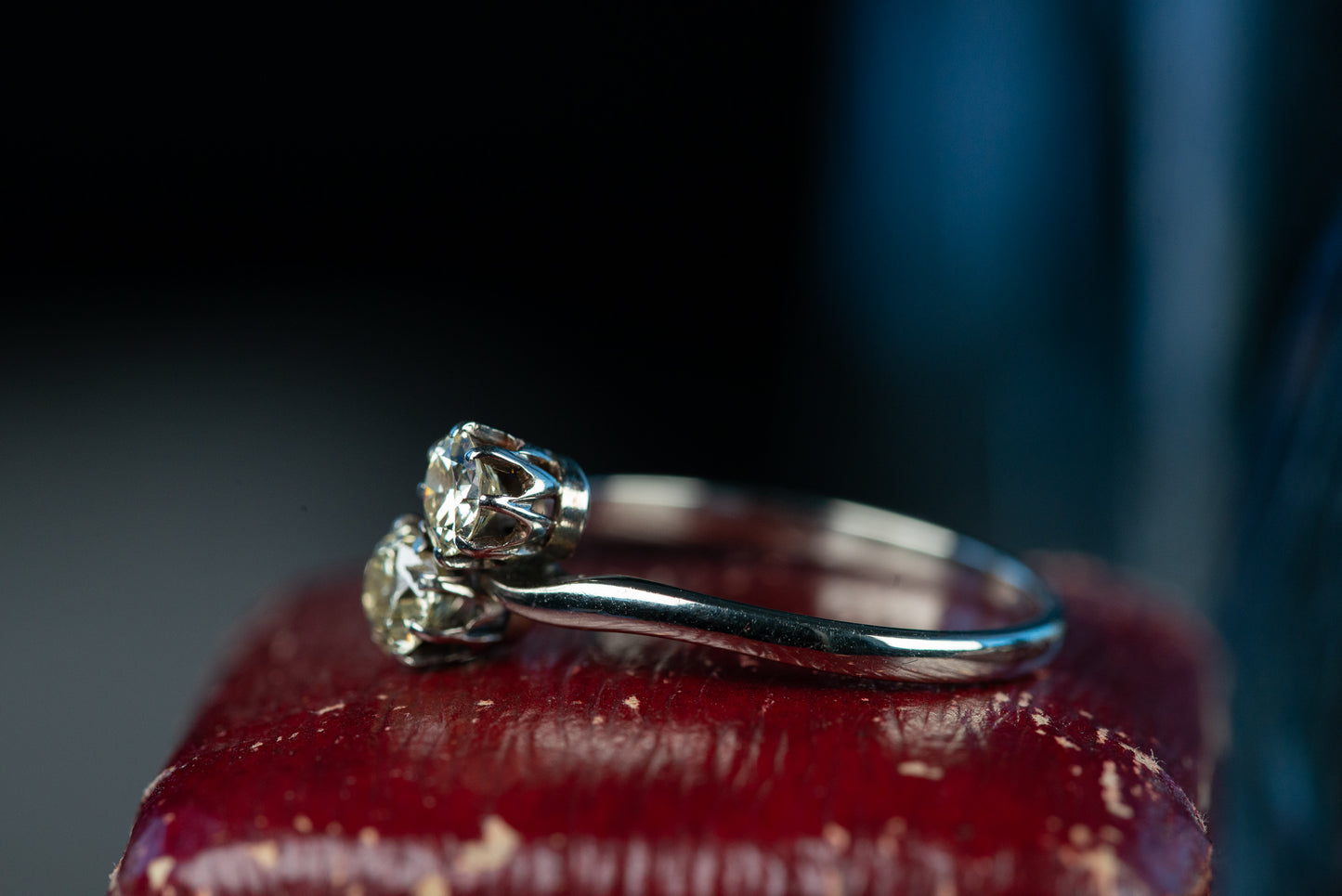 Art Deco Diamond Toi Moi Ring